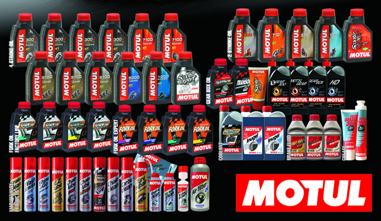 Μεγάλη ποικιλία σε λάδια της γαλλικής εταιρίας MOTUL για όλους τους τύπους μοτοσυκλέτας σε πολύ καλές τιμές.  Πώληση χονδρική λιανική
