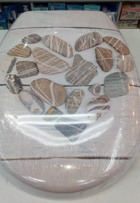 Καλύμματα λεκάνης σε διάφορα σχέδια