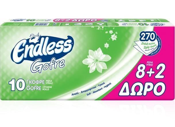 Χαρτί υγείας Endless 8 ρολά