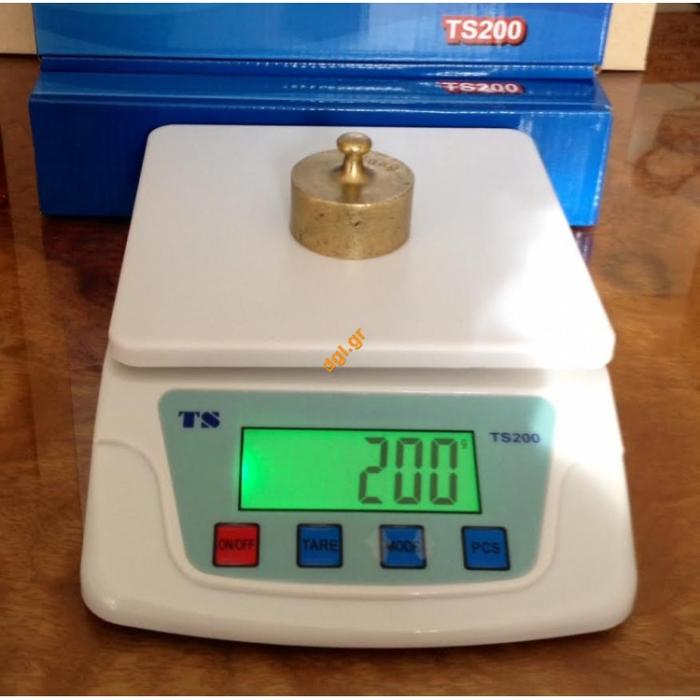 Ζυγαριά ακριβείας ηλεκτρονική ψηφιακή 10kg/1gr TS-200
