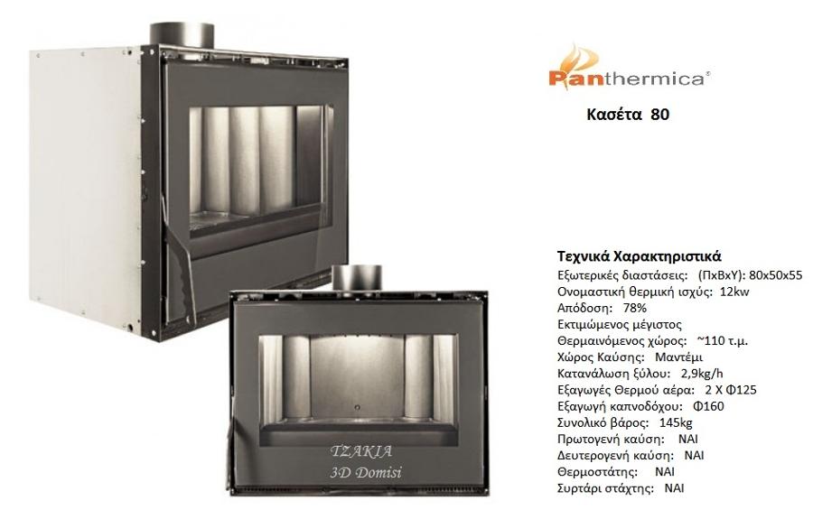 Panthermica 80 Κασέτα αερόθερμη