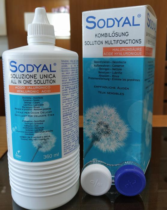 Υγρό φακών επαφής SODYAL (360ml)