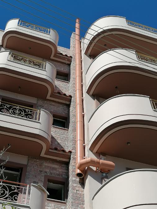 Καπνοδόχος ΙΝΟΧ διπλού τοιχώματος (βαφή RAL κατόπιν παραγγελίας)