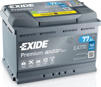 EXIDE BATTERY PREMIUM EA770 77AH Δ