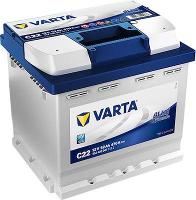 Varta Blue Dynamic C22 52AH-470EN