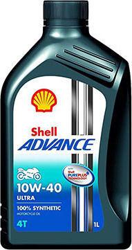 SHELL ADVANCE 4T AX7 10W-40 ΔΟΧΕΙΟ 1LT