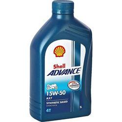 SHELL OIL ADVANCE 4T AX7 15W-50 ΔΟΧΕΙΟ 1LT
