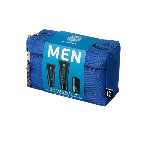 arden Promo Gift Bag For Him Anti Aging Αντιρυτιδική Για Πρόσωπο Μάτια 75ml + 3 in 1 Cleansing Gel 200ml + Deodorant Αποσμητικό 50ml