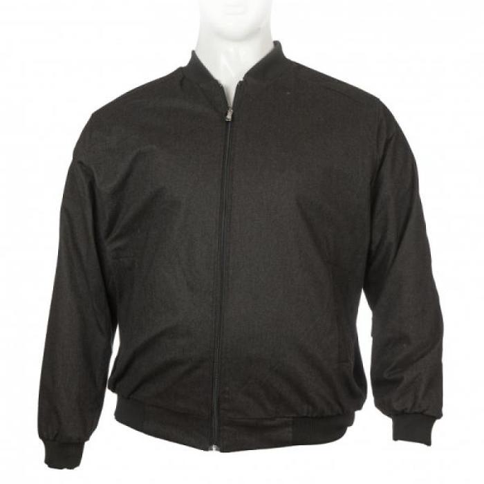 Bomber jacket by Leo collection - Anthracite