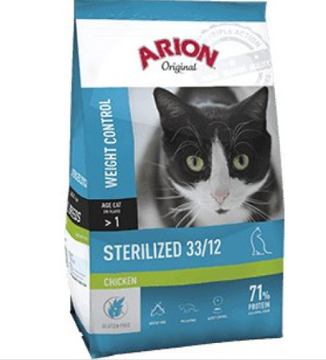 ARION ORIGINAL CAT STERILIZED CHICKEN 7.5KG