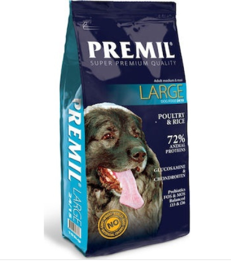 PREMIL DOG ADULT LARGE POULTRY & RICE 15KG