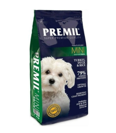 PREMIL DOG ADULT MINI TURKEY,DUCK & RICE 15KG