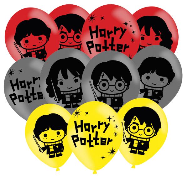 Λάτεξ Μπαλόνια Harry Potter – 4 Sided Print (6 τεμ)