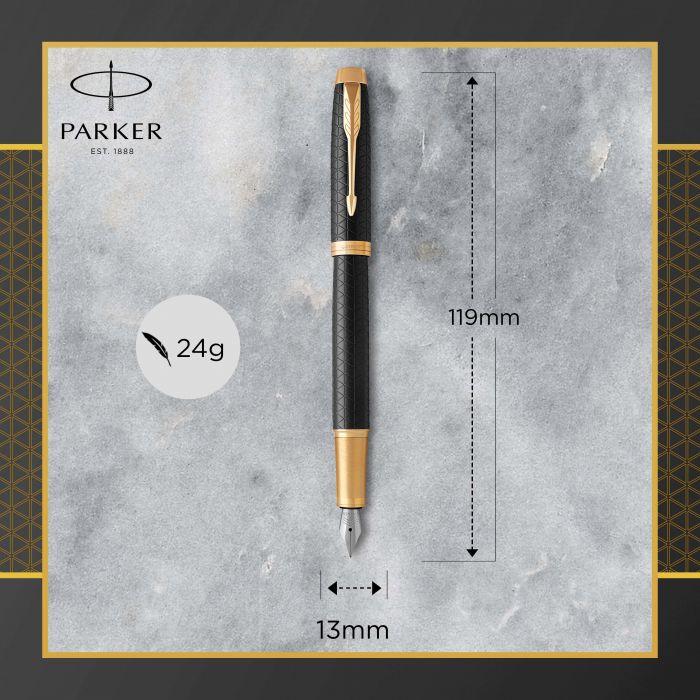 PARKER Ι.Μ. PRM BLACK GOLD GT FPen Μ