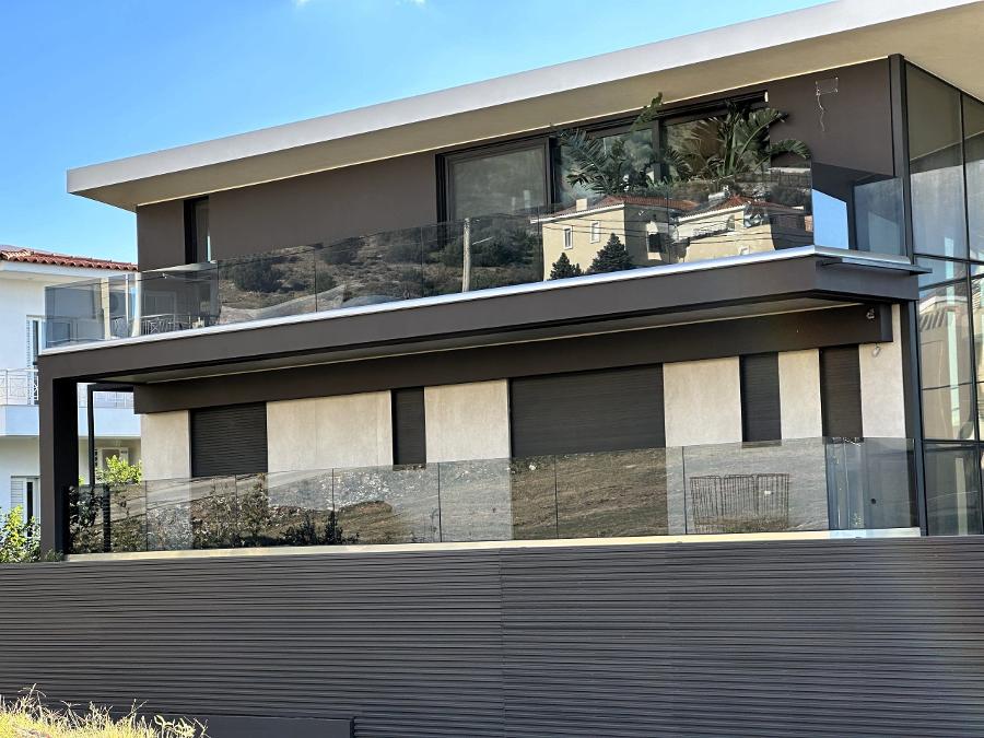 ΤΖΑΜΙΑ ΠΑΛΑΙΟ ΦΑΛΗΡΟ, ΚΡΥΣΤΑΛΛΑ ΠΑΛΑΙΟ ΦΑΛΗΡΟ: Πατρινός Χαράλαμπος, Βιτρίνες καταστημάτων Παλαιό Φάληρο Γυάλινα μπαλκόνια Παλαιό Φάληρο