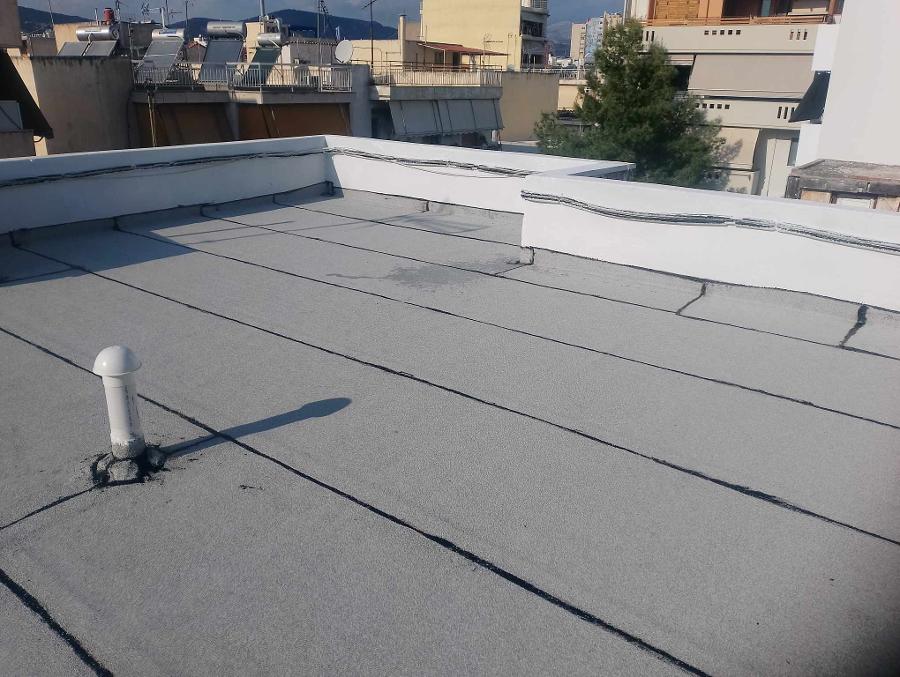 Θερμομόνωση ταράτσας με αφρομπετόν