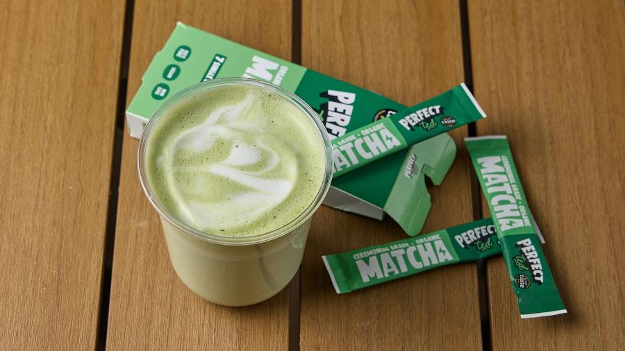 Matcha hot-ice